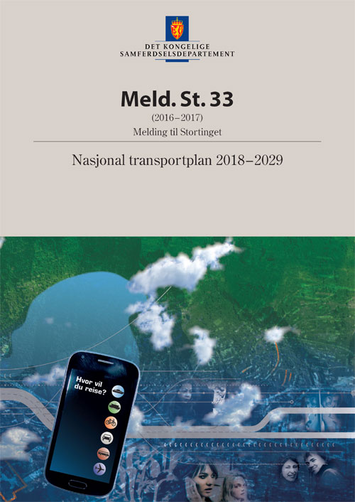 orsiden av Nasjonal transportplan 2018–2029.