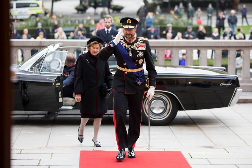Daværende kronprins Haakon under høytidelig åpning av det 165. storting 2. oktober 2020.