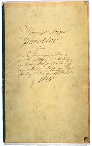 4. november-grunnloven, forsiden