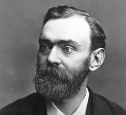 Portrettfoto av Alfred Nobel