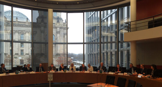 Utenriks- og forsvarskomiteen i forbundsdagen i Berlin 
