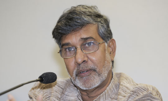 Kailash Satyarthi. Foto: Jose Cruz/Agencia Senado