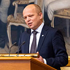 Minister of Finance Trygve Slagsvold Vedum. Photo: Stortinget.