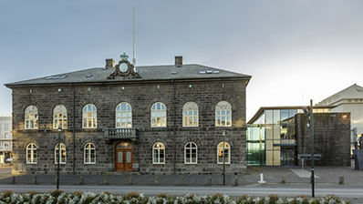 Leder for Stortingets delegasjon til Nordisk råd, Helge Orten. Foto: Stortinget.