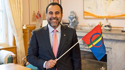 Stortingspresident Masud Gharahkhani. Foto: Stortinget.