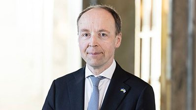 Parlamentspresidenten i Finlands Riksdag, talmann Jussi Halla-aho.