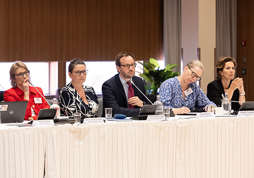 Den norske EFTA-delegasjonen under ett av møtene i Tromsø