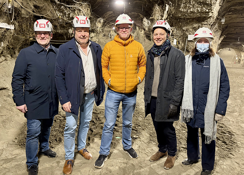 Visit to the Permafrost Research Tunnel