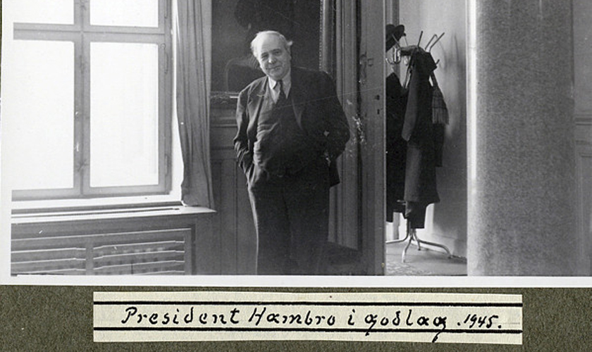 Stortingspresident Hambro. Foto: Karl Korneliussen Kleppe/Stortinget.
