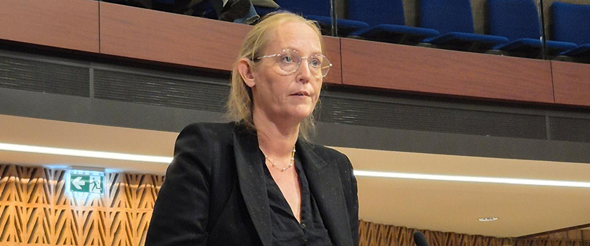 Lise Selnes, leder for Stortingets delegasjon til Europarådets parlamentarikerforsamling.