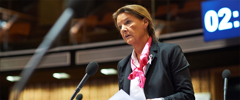 Head of the Norwegian Delegation to PACE, Ingjerd Schou. Photo: Council of Europe.
