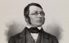 Utsnitt av brev fra Henrik Wergeland til Stortinget 1845. Foto: Stortinget.