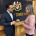 Stortingets delegasjon til EFTAs parlamentarikerkomité sammen med malaysiske parlamentarikere. Foto: Stortinget.