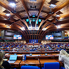 PACEs plenumssal i Strasbourg. Foto: © Council of Europe